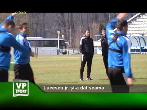 Lucescu jr. și-a dat seama