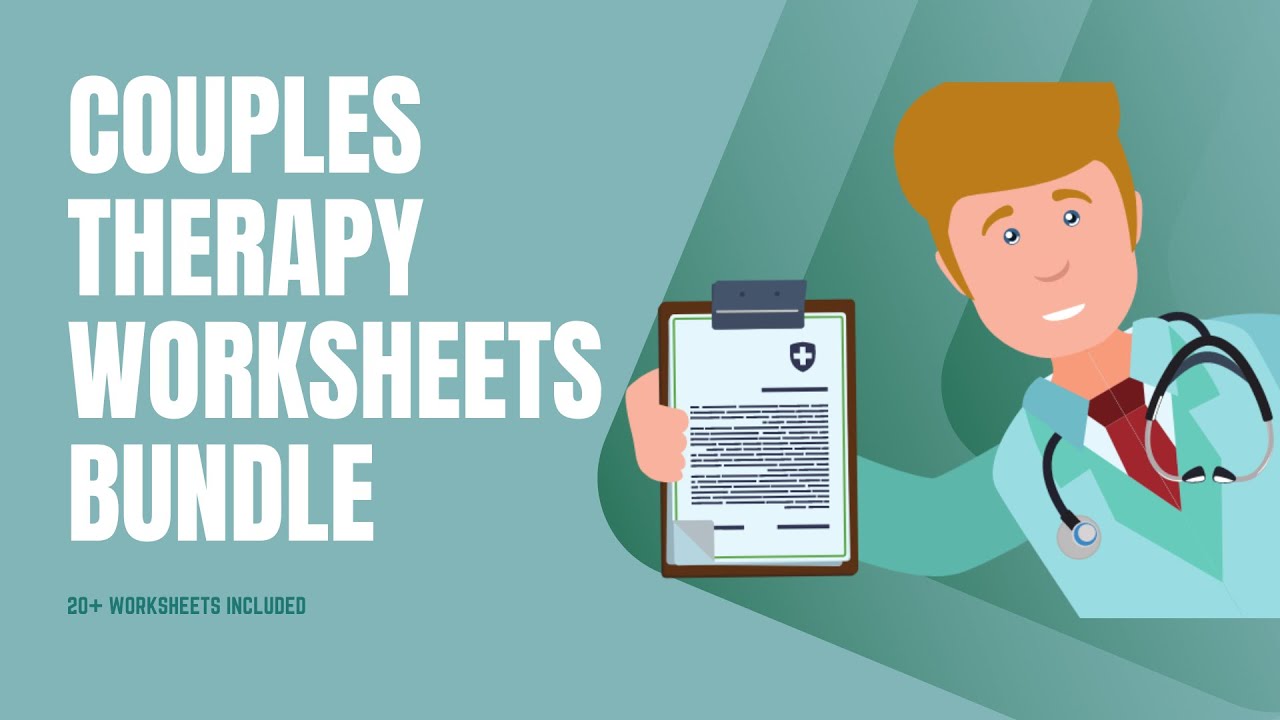 Couples Therapy Worksheets Bundle | Editable / Fillable / Printable PDF Templates