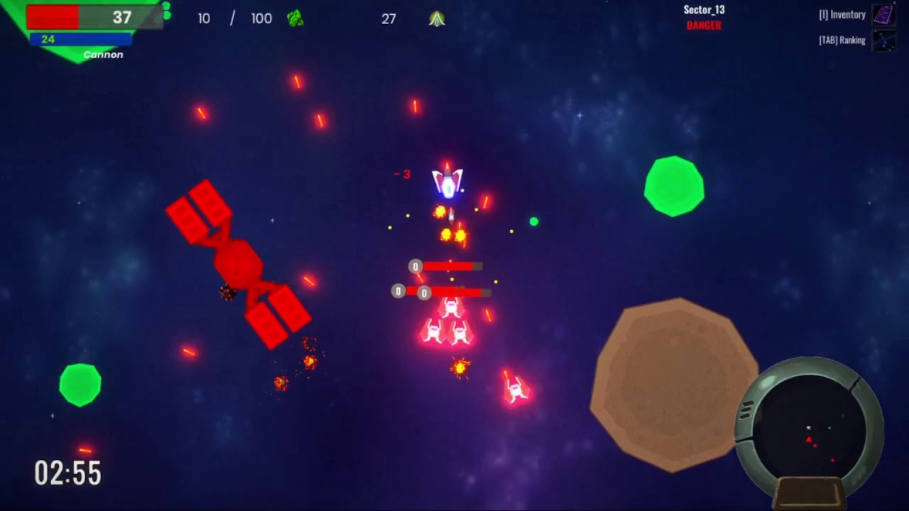 Space Battle - Unity Game - Long Gameplay