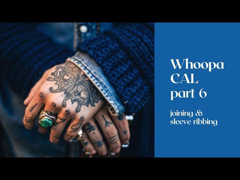 WHOOPA CAL PART 6 -  joining & sleeve ribbing