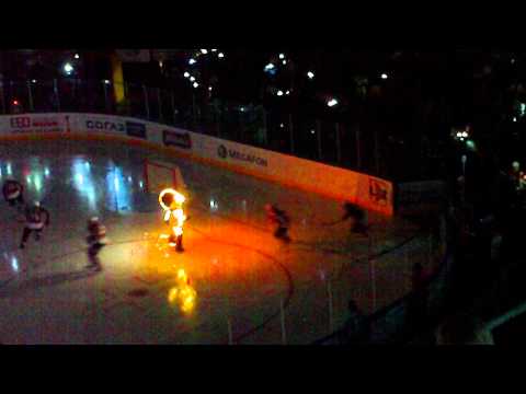 Pregame action Dinamo Riga - SaiPa 26.8.2011
