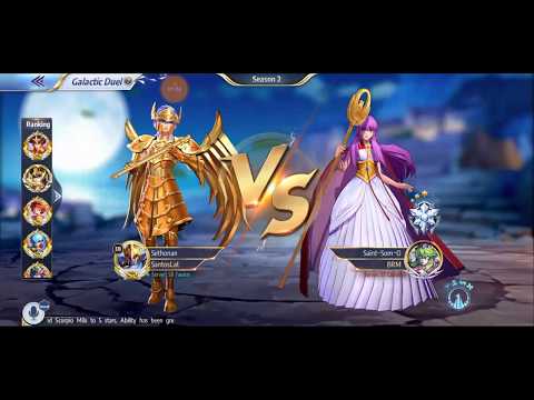 Saint Seiya Awakening - Galaxy Tournament Diamond League fights top 100 server 8