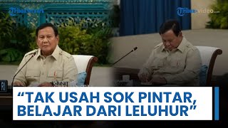 Prabowo Ingatkan Lumbung Pangan Jadi Kunci: Tak Usah Terlalu Pintar, Belajar Saja dari Nenek Moyang