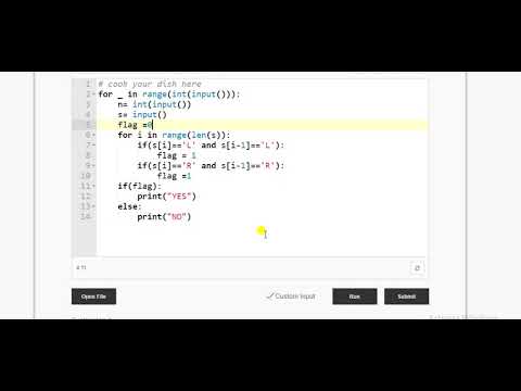 Codechef Professor And Directions Python Solution