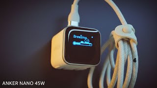 The Most Addictive Charger Yet? Anker Nano 45W Charger Review – Smart Display + Foldable Design!
