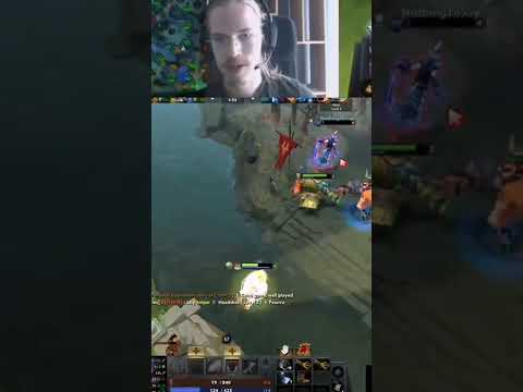 Topson vs Nothingtosay at mid !!!😱😱😱 #dota2 #shorts #topson