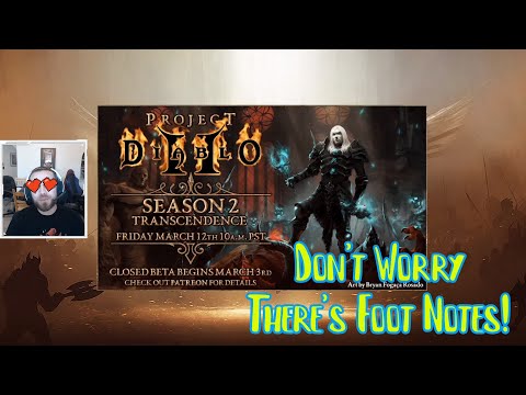 ALL NEW ITEMS?!? Project Diablo 2 Season 2 Transcendence | Every Change and things you need to know!