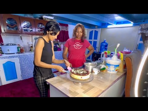 VALENTINE CHEESECAKE | STRAWBERRY OREO CHOCOLATE CHEESECAKE #cheesecake #baking #vlog #fyp 