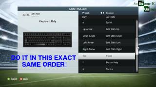 FIFA 14 Controls for keyboard