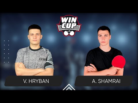 11:00 Vadym Hryban - Andrii Shamrai West 1 WIN CUP 07.01.2024 | TABLE TENNIS WINCUP