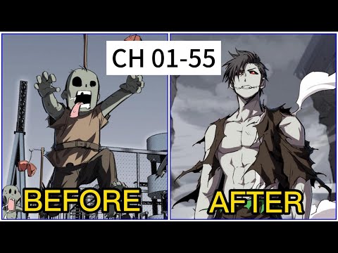 Mr.Zombie | Manhwa Recap | Chapter 01-55 | A Zombie Worked Out in Haunted World, Got Strong