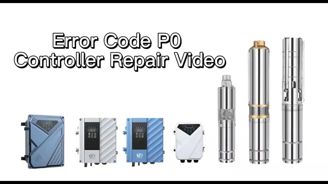 Error Code P0 Controller Repair Video-Difful Solar Pump