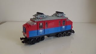 YouTube thumbnail: Lego 12v Locomotive Build #3 From Vintage 7777 Idea Book: Review!!!