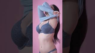Strip off challenge yuri asahi shortsfeed shortsyoutube viral bikini shorts model
