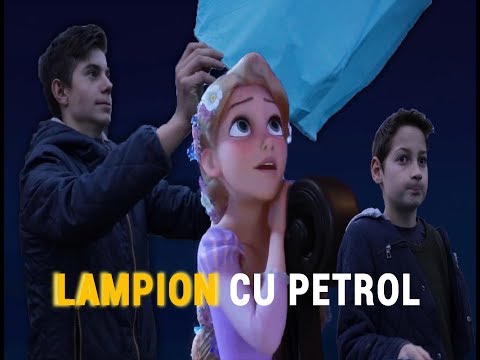 Lampion aproximativ 10 minute in aer deasupra localitatii Bontesti