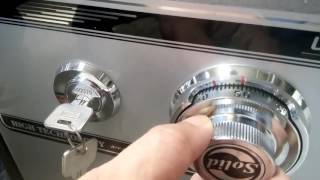 Solid Safe - How to unlock combination lock