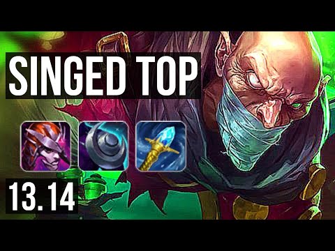 SINGED vs IRELIA (TOP) | 10/0/10, 1.5M mastery, 900+ games, Legendary | EUW Diamond | 13.14