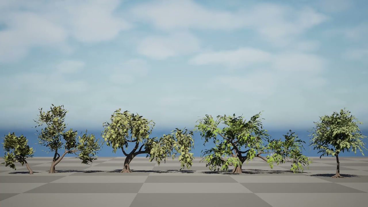 Kolekcja drzew Ghaf Model 3D