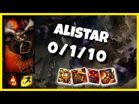 Alistar Support 10.25 Challenger Gameplay Replay - S11 (0/1/10) - KOREAN