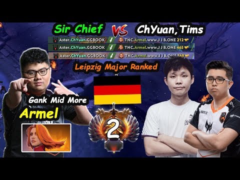 GANK MID HARDER !! TNC Armel [Lina] vs Aster.ChYuan Leipzig Major Ranked Dota 2 pro Gameplay