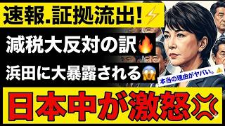 【宮沢洋一】“国民の敵”の正体を暴露！浜田議員が明かす減税反対の裏に潜む税制調査会の権力構造【徹底解説】