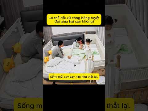 🤚🏻Đừng để “con lớn” phải trưởng thành trong sự cô đơn khi có thêm em🥺#giadinhhaicon #nuoicon