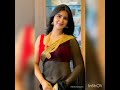 Actress Amritha Iyer Hot Saree Look Shorts