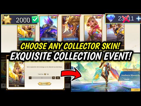 WORTH IT?! SPENDING 2000 COA FOR XAVIER NEW COLLECTOR SKIN | EXQUISITE COLLECTION DRAW EVENT - MLBB