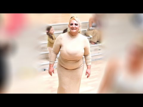 Beige Sparkling Long Sleeve Dress