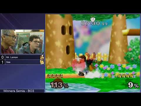 GSS 99 SSBM - Mr. Lemon (Dr. Mario) vs. Ses (Fox) - Melee WSF