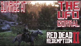 An Eerie Sunrise at the UFO Death Cult Shack Red Dead Redemption 2