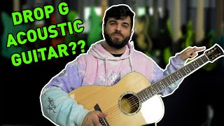 Video thumbnail for Drop G BARITONE Acoustic Guitar... Haunting Beautiful Sound! by Andrew Baena
