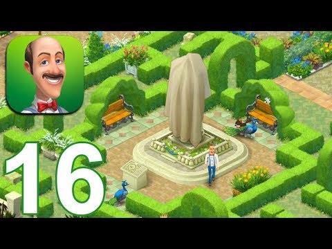 GARDENSCAPES NEW ACRES STORY Walkthrough Gameplay Part 16 - Day 16 (iOS Android)