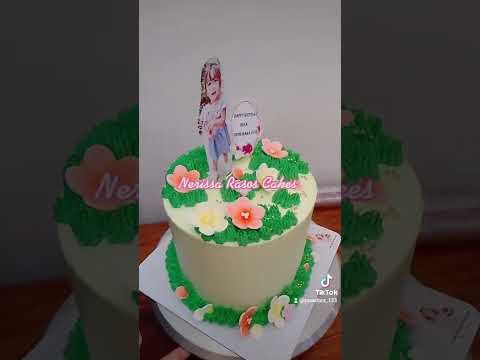Cinderella theme number 2 cake, garden theme cake and pink cake