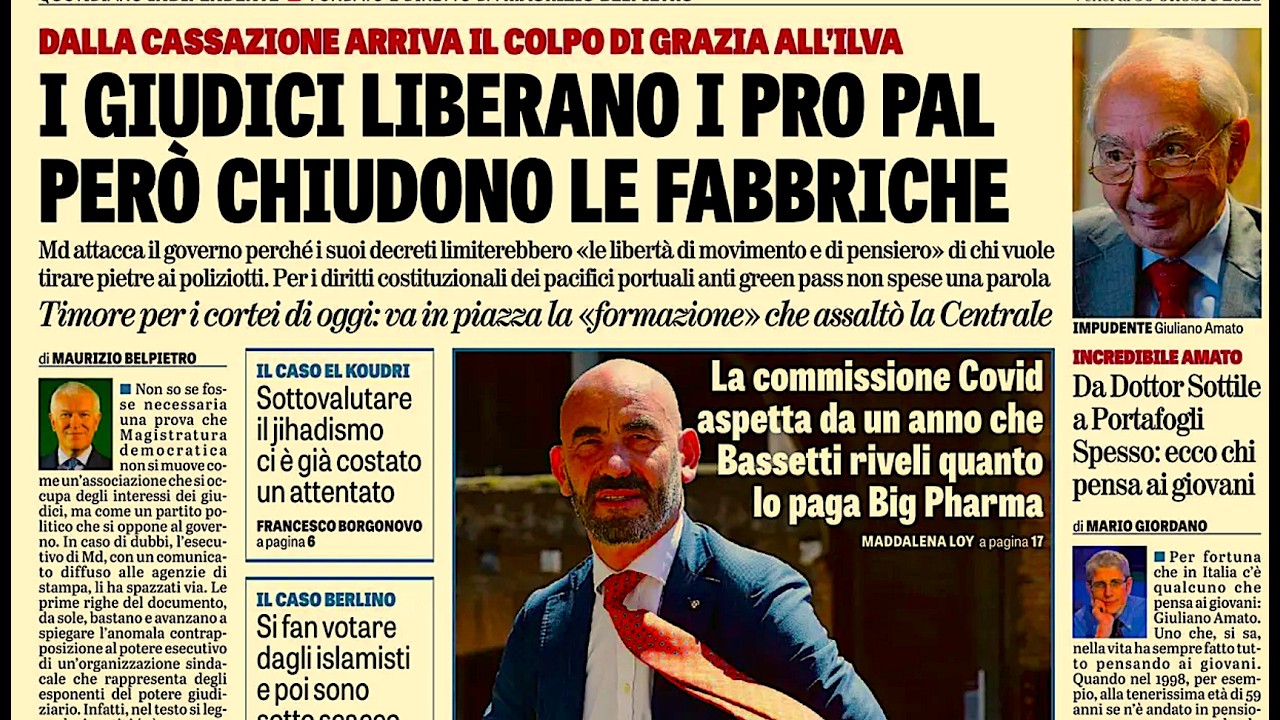 RASSEGNA STAMPA 30 OTTOBRE 2026. QUOTIDIANI NAZIONALI ITALIANI PRIME PAGINE DEI GIORNALI DI OGGI.