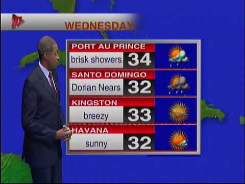 Caribbean Travel Weather - Wednesday August 28th, 2019