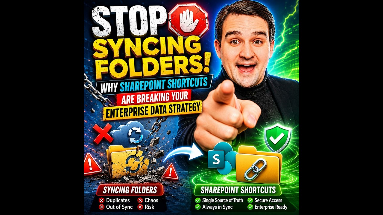 Stop Syncing Folders: Why SharePoint Shortcuts Are Breaking Your Enterprise Data Strategy Stop Syncing Folders: Why SharePoint Shortcuts Are Breaking Your Enterprise Data Strategy