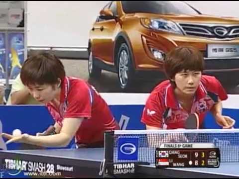 2012 World Tour Brazil Open. Finals.Women's Doubles DANG + SEOK (KOR) vs U + WANG (SIN)