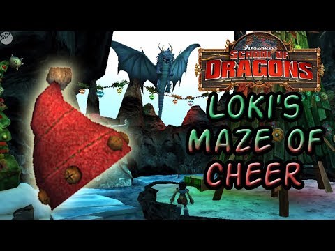 SNOGGLETOG MAZE! ALL 10 HAT LOCATIONS - School of Dragons