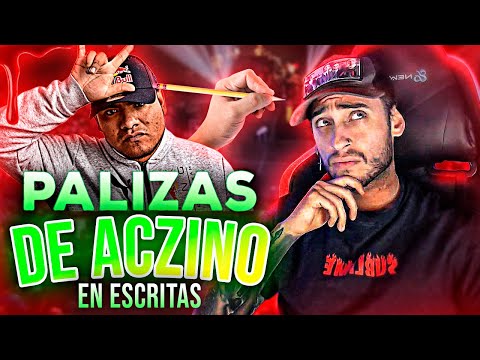 BLON REACCIONA A LAS MAYORES PALIZAS DE ACZINO EN BATALLAS ESCRITAS | EL GOAT 🐐 EN ESCRITAS TAMBIÉN