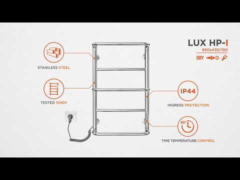 Электрический полотенцесушитель Mario Люкс-I TR 2.3.0313.10.P (4820111356560, 650x430, хром/сатин/белый глянец/черный матовый/золото/бронза, универсальный, с таймером)