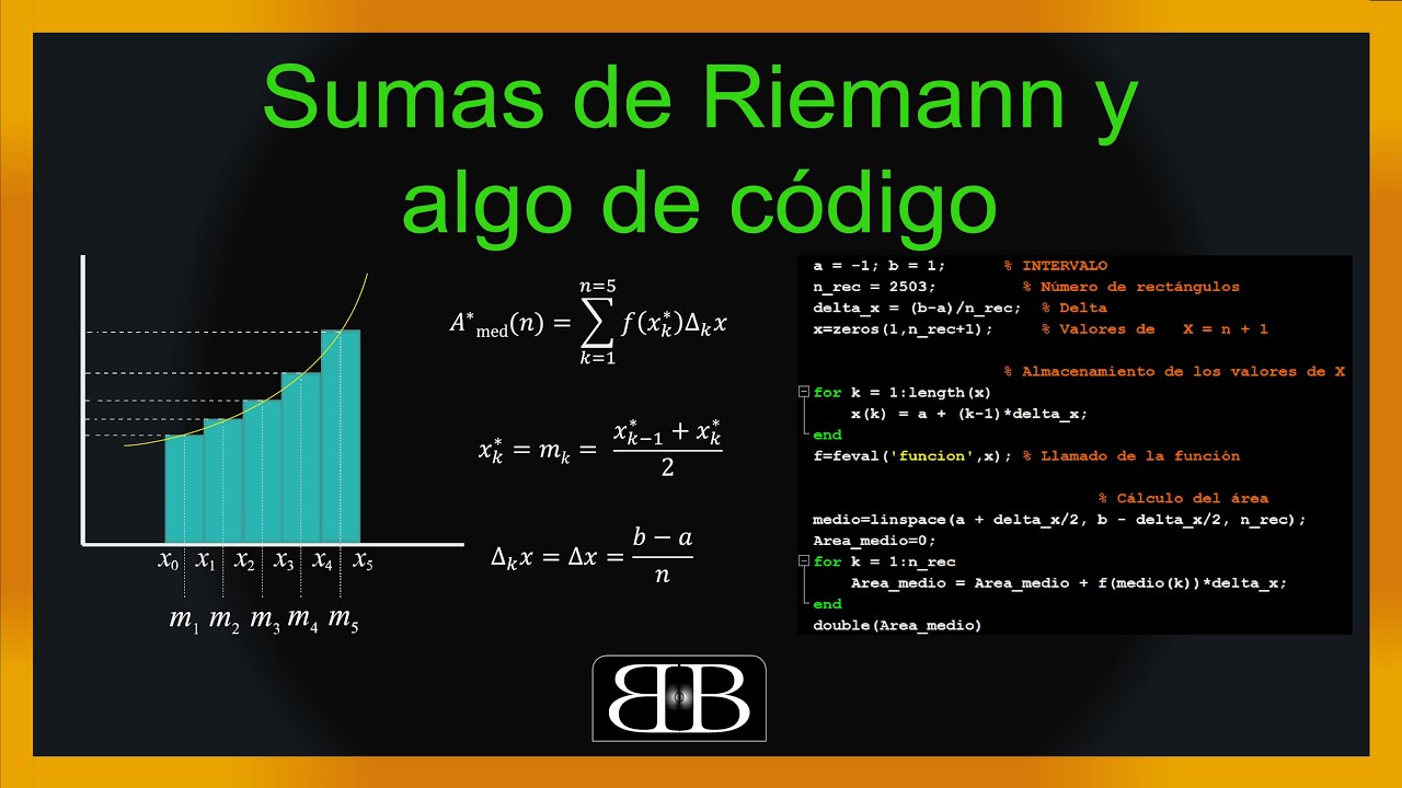 2.2 Sumas de Riemann 100% Fácil (seg parte) y usando Matlab - Blackboard