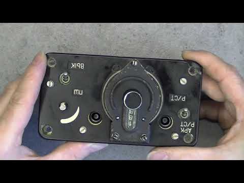 Soviet avionics: radio frequency selector panel "Blok 11"