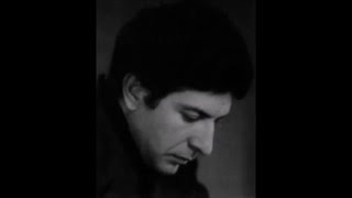 Leonard Cohen recites his poem These Heroics