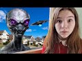 UFO LANDED IN OUR YARD