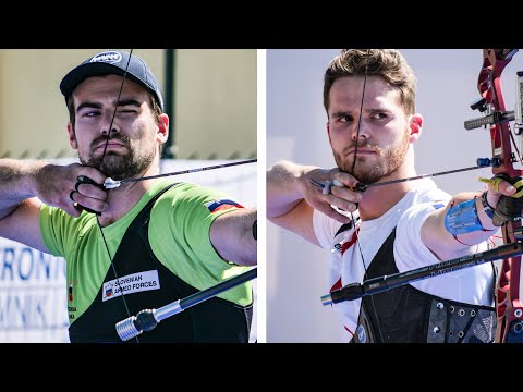 Gasper Strajhar v Lou Thirion – recurve men's gold | Veronica’s Cup 2021