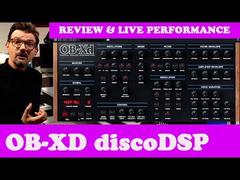 Oberheim OB-X Disco DSP Synthesizer REVIEW & LIVE PERFORMANCE by @AGDugros