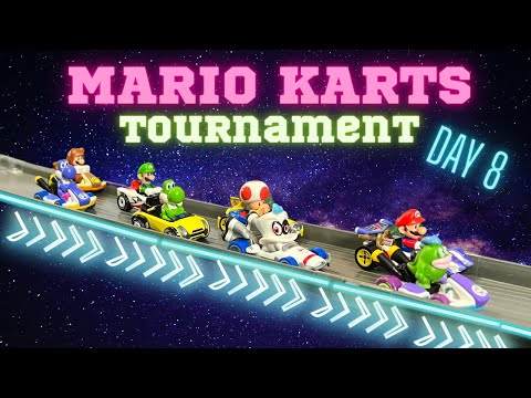 MARIO KARTS SLIME RACING | DIECAST CARS TOURNAMENT 8