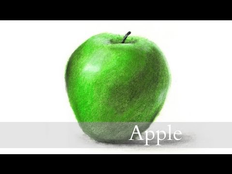 comment colorier une pomme