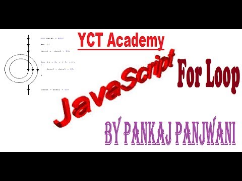Javascript By Pankaj Panjwani For Loop In Hindi